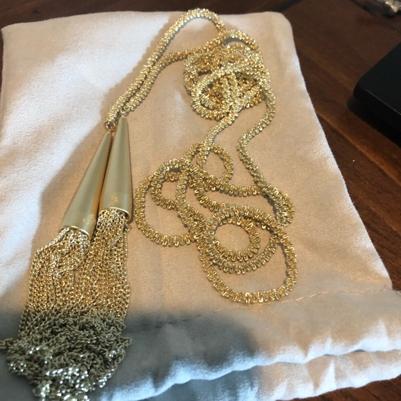 Kendra Scott Gold Phara Necklace - Picture 3 of 4